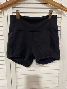lululemon athletica High-Rise Black Performance Shorts